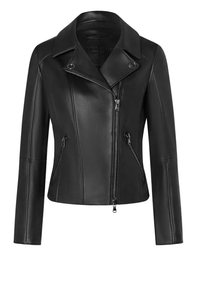 Women WERNER CHRIST Carina: Typical Biker Jacket With A Sporty Lo