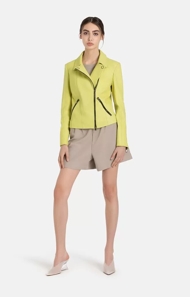 Women WERNER CHRIST Carina: Typical Biker Jacket With A Sporty Lo