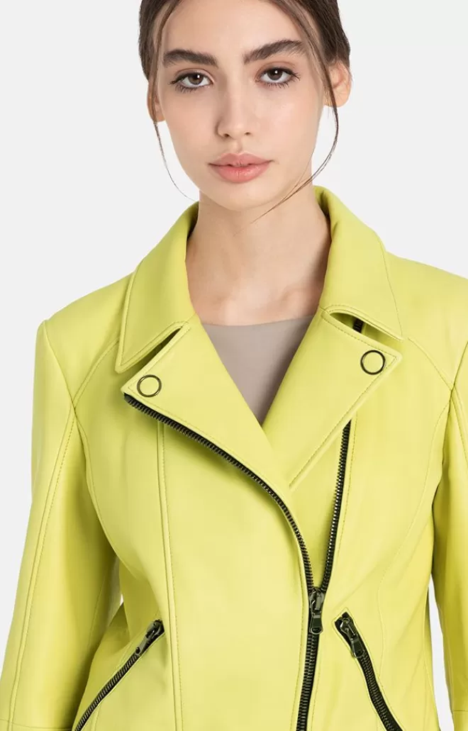 Women WERNER CHRIST Carina: Typical Biker Jacket With A Sporty Lo