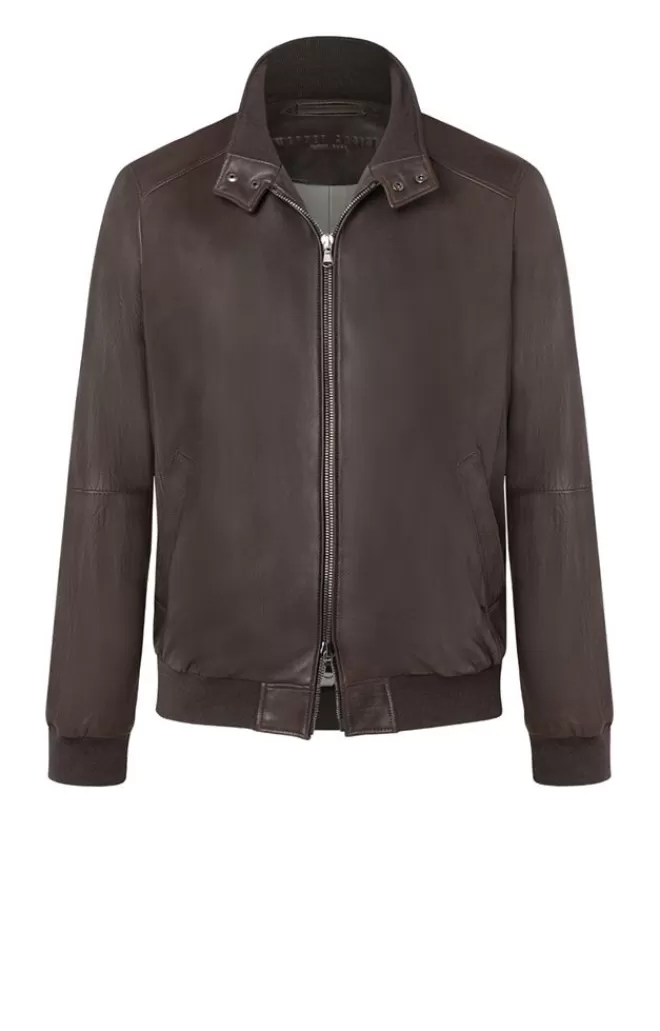 Men WERNER CHRIST Dany: Bomber Jacket With Knitted Welts