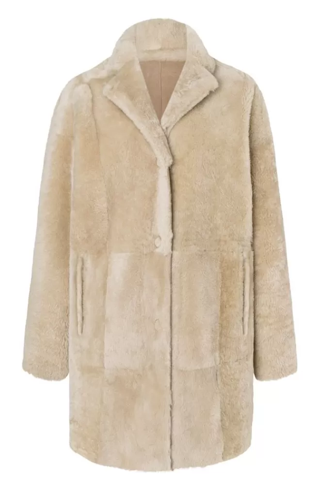 Women WERNER CHRIST Desiree: Classic, Reversible Lambskin Coat