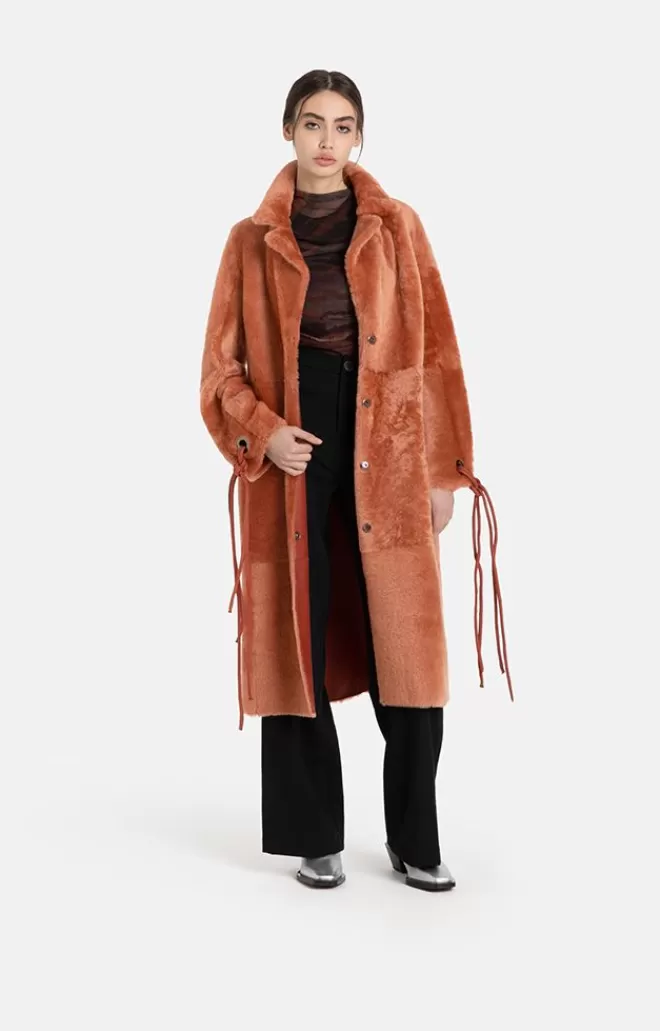Women WERNER CHRIST Domenica B: Reversible Lambskin Coat With Ban