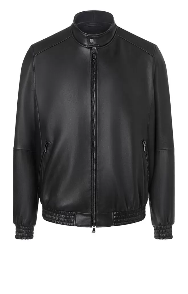Men WERNER CHRIST Donald: Classic Blouson In Lamb Nappa