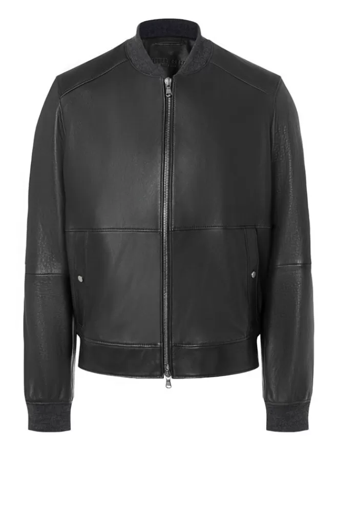 Men WERNER CHRIST Dorian: Classic Blouson With Knitted Details