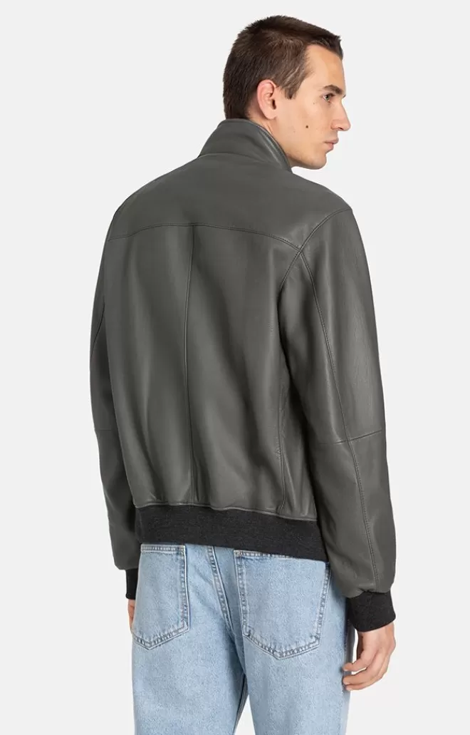 Men WERNER CHRIST Eddy: Casual Nappa Blouson With Buttons