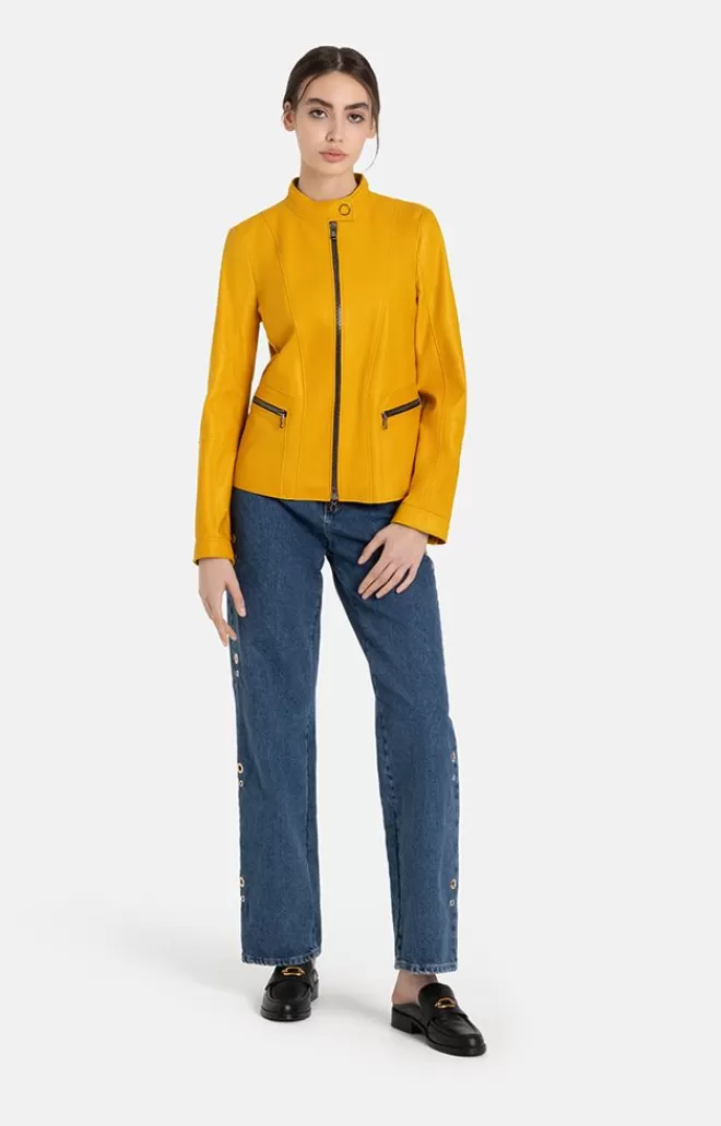 Women WERNER CHRIST Elif: Short Jacket With Biker Details
