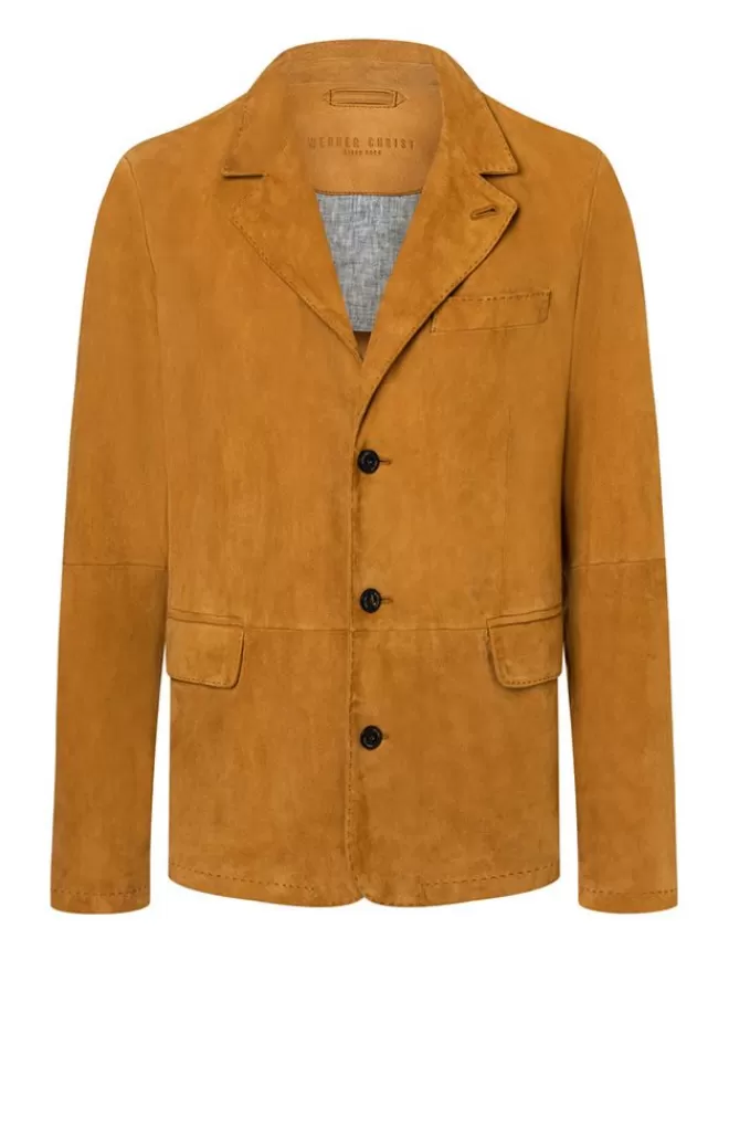 Men WERNER CHRIST Elijah: Fine Blazer With Hand Stitching