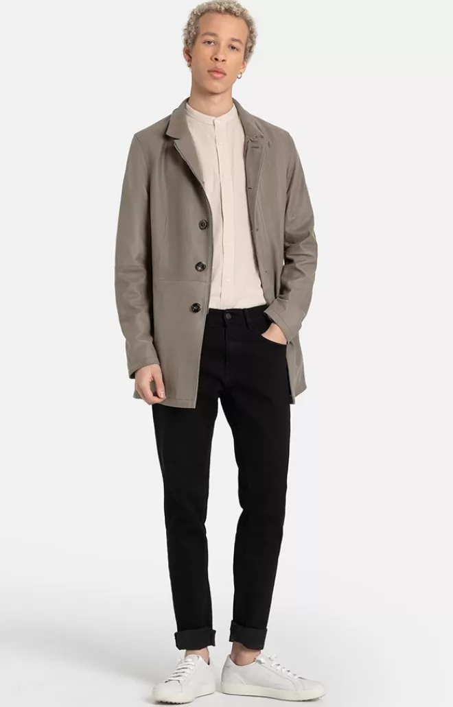 Men WERNER CHRIST Fazius: Jacket In Napped Goat Suede