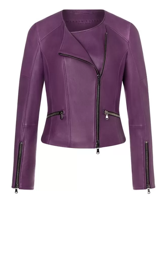 Women WERNER CHRIST Feli: Biker With Black Zips
