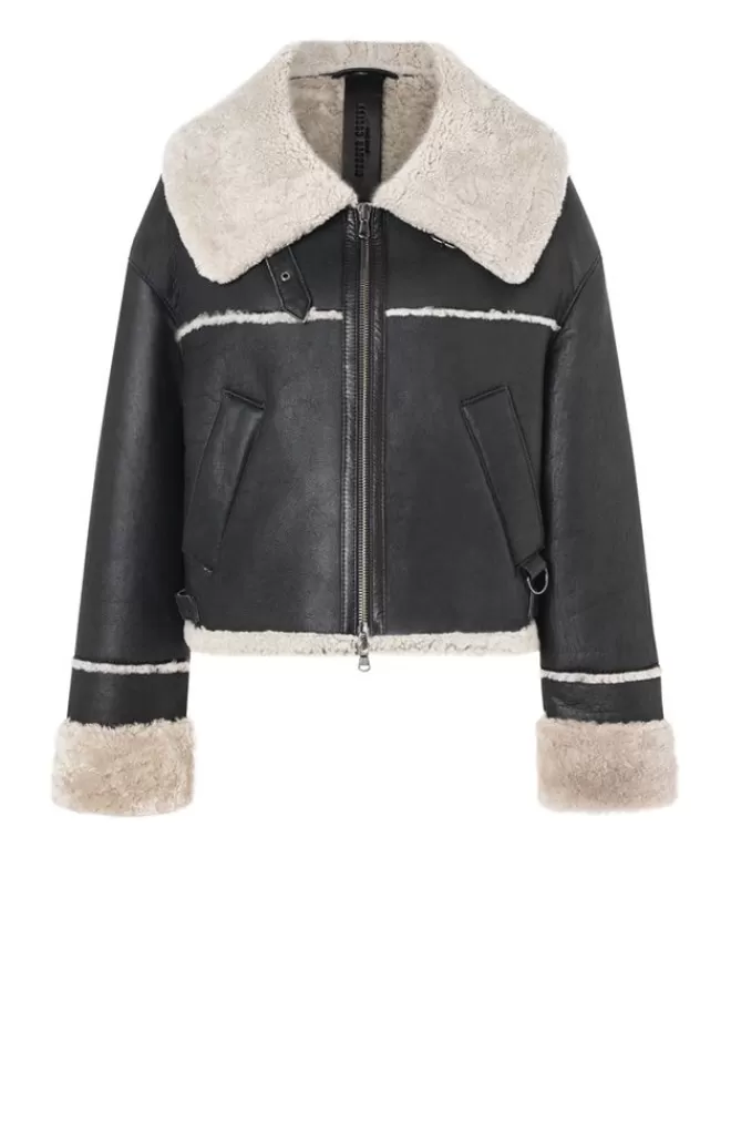 Women WERNER CHRIST Heidi: Short, Napped Jacket With Wool Effects