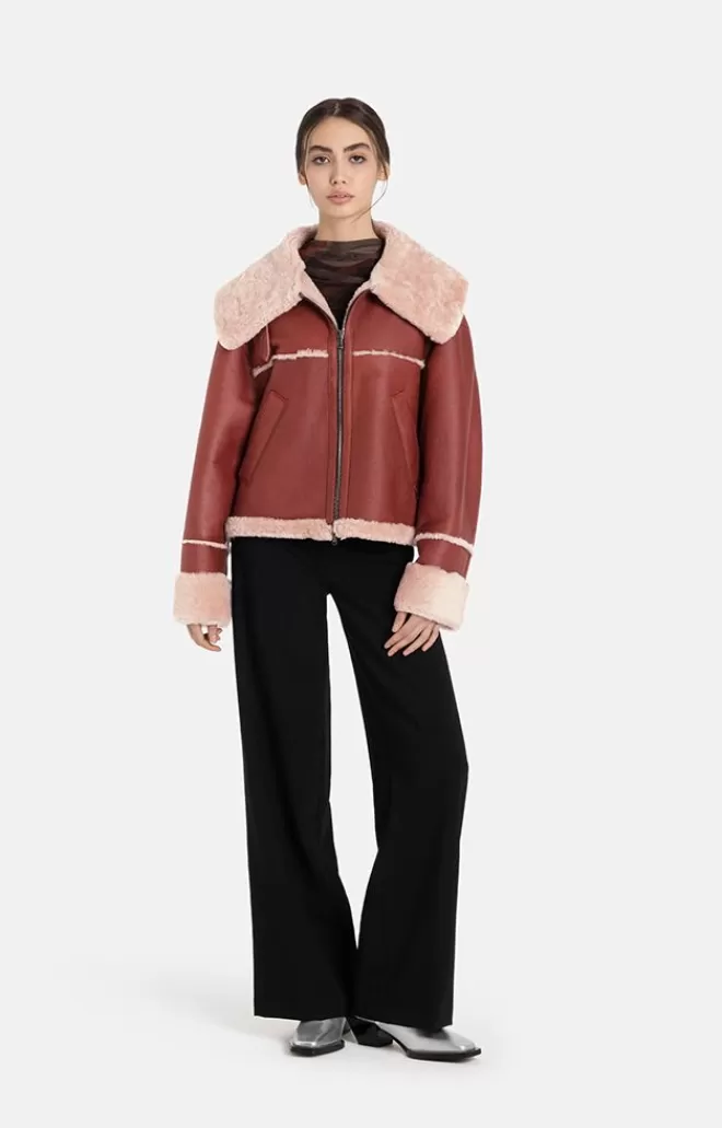 Women WERNER CHRIST Heidi: Short, Napped Jacket With Wool Effects