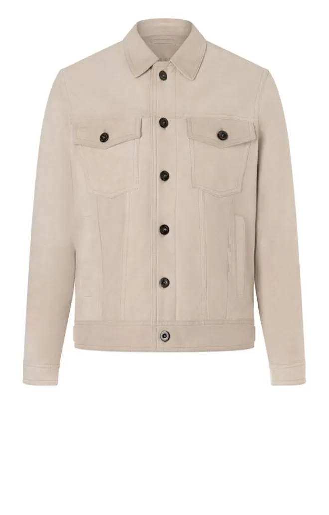 Men WERNER CHRIST Joshi: Shorter Denim-Style Jacket
