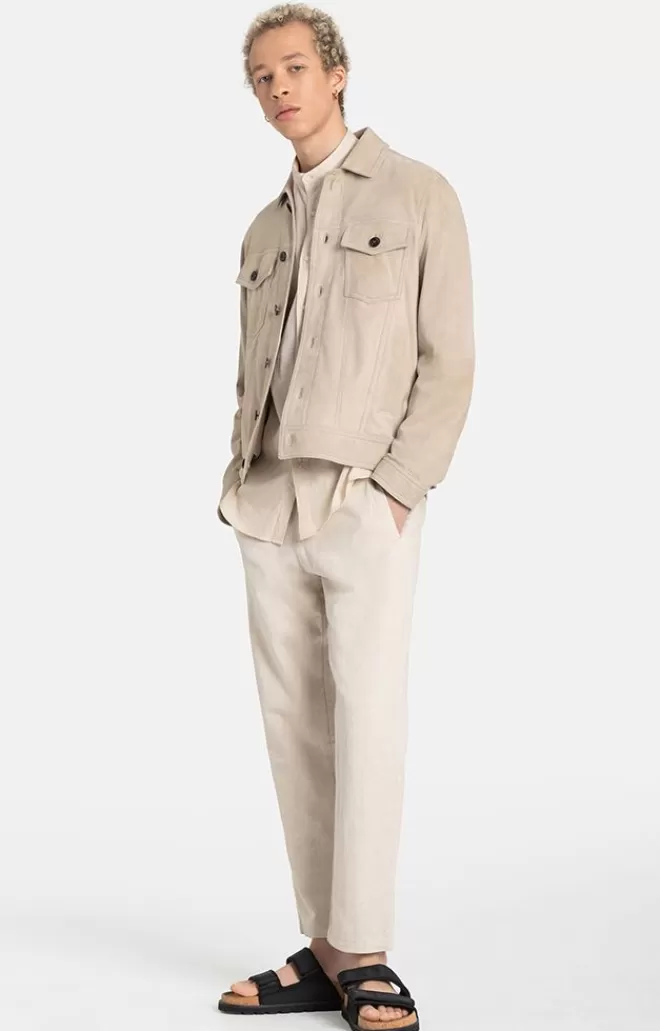 Men WERNER CHRIST Joshi: Shorter Denim-Style Jacket