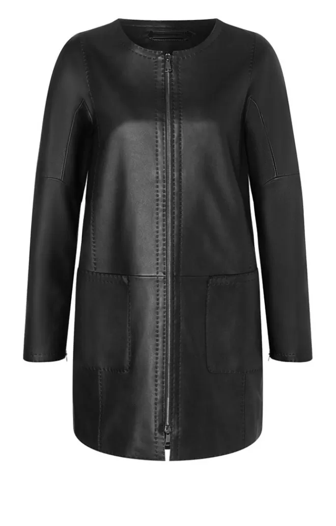 Women WERNER CHRIST Malea: Collarless Jacket With Cool Flared Sle