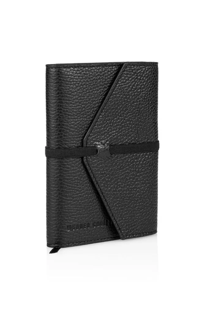 Men WERNER CHRIST Moleskine A6: Notebook With Calfskin Cover