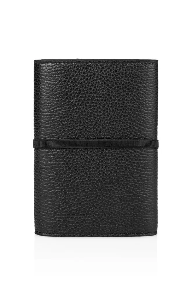 Men WERNER CHRIST Moleskine A6: Notebook With Calfskin Cover