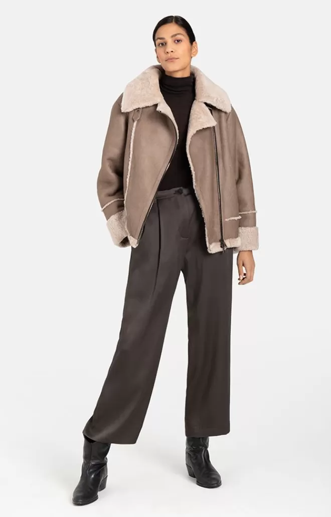 Women WERNER CHRIST Paloma: Sporty Oversized Biker Jacket