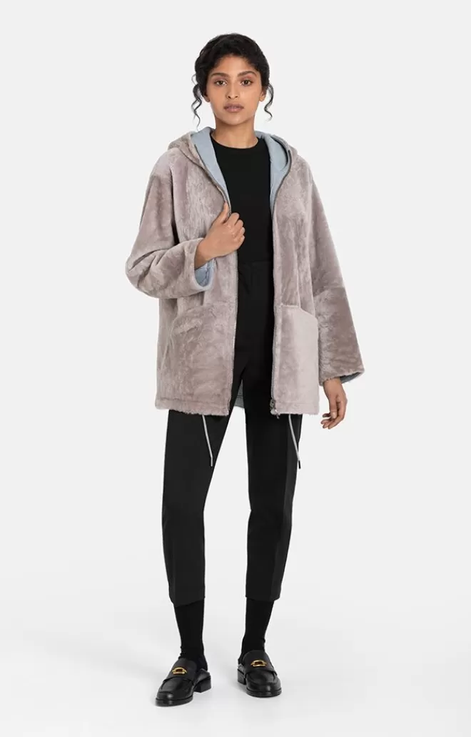 Women WERNER CHRIST Patrizia: Sporty Reversible Hooded Jacket