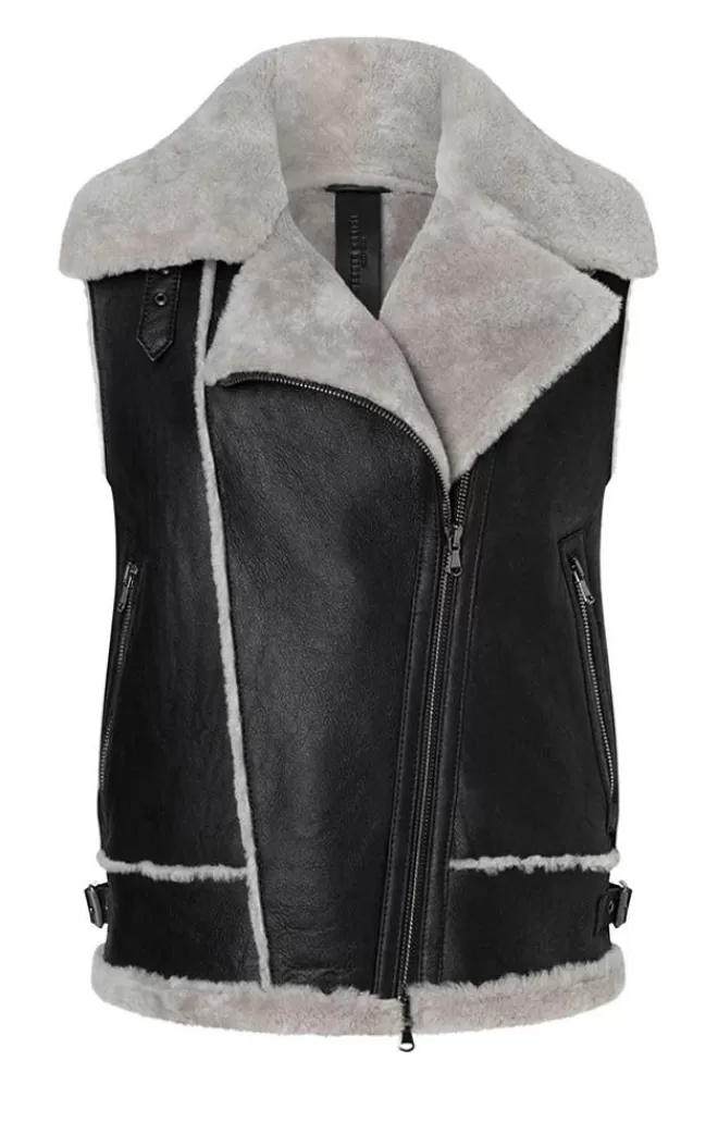 Women WERNER CHRIST Paulina: Waistcoat In Biker Look