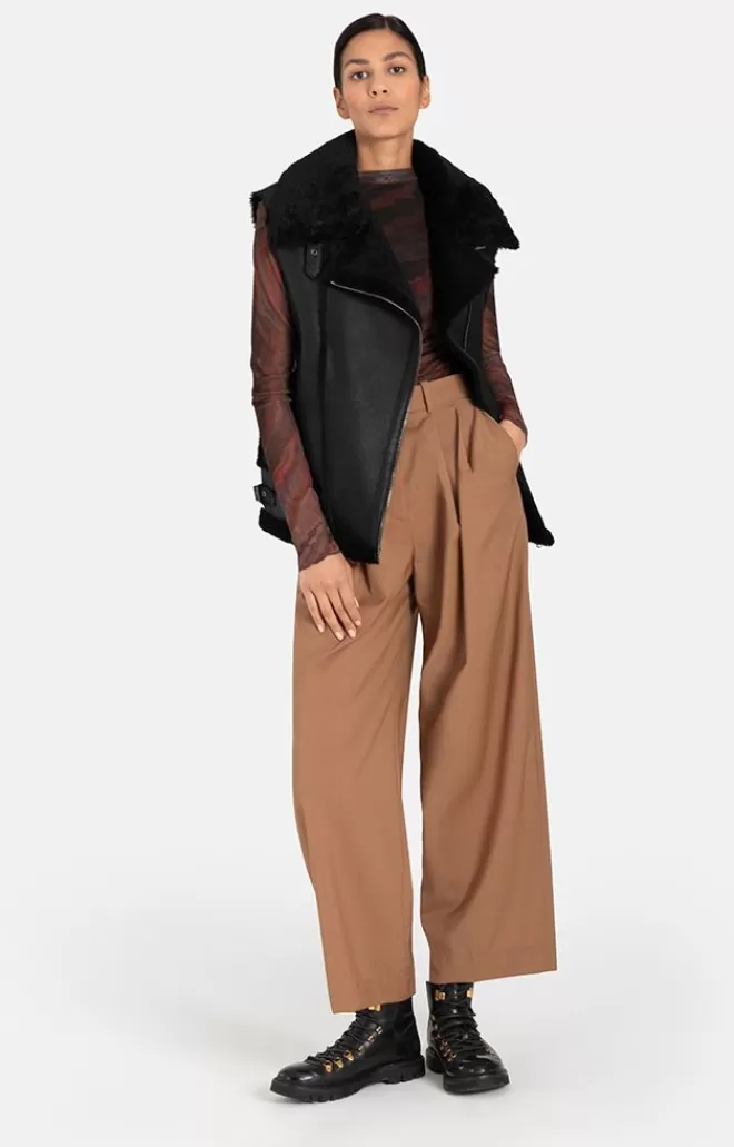 Women WERNER CHRIST Paulina: Waistcoat In Biker Look