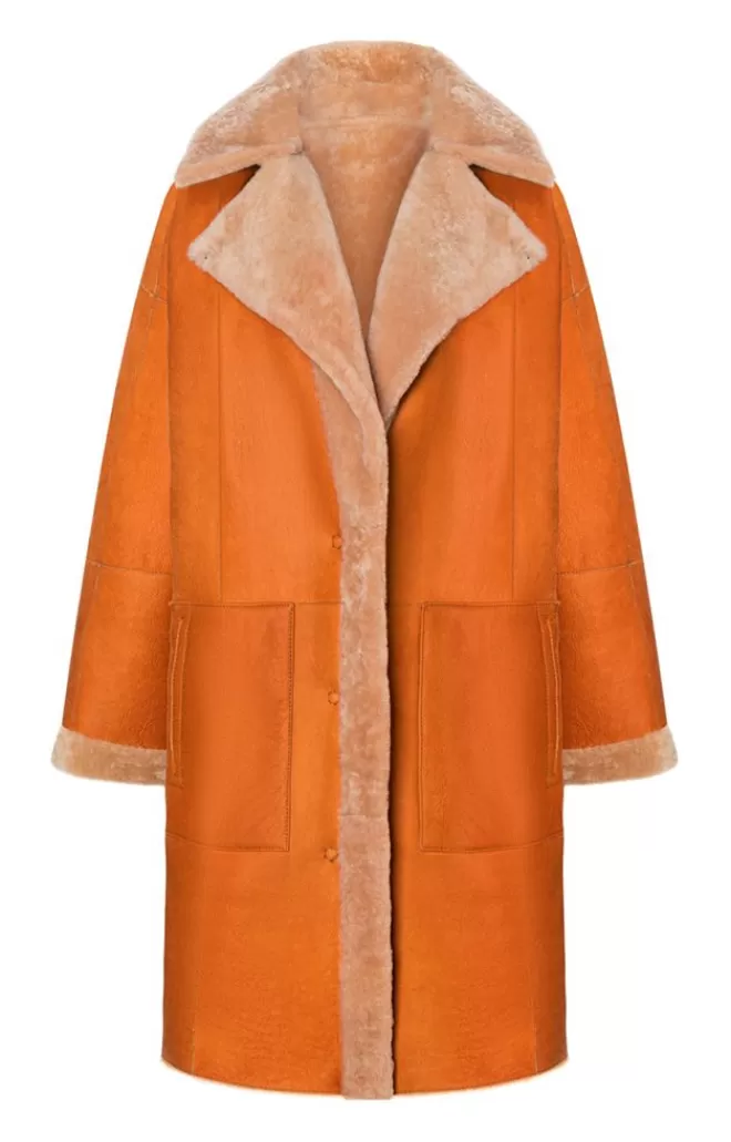 Women WERNER CHRIST Penelope: Lambskin Coat With Oversized Fit