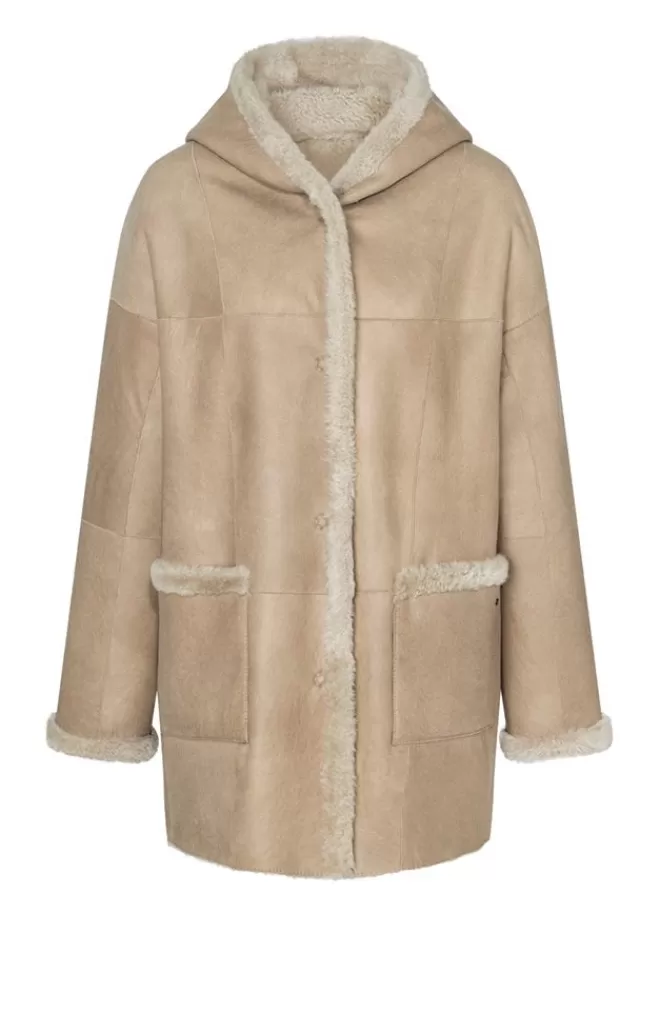 Women WERNER CHRIST Phoebe: Light Hooded Jacket In A Sand Tone