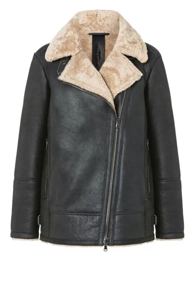 Women WERNER CHRIST Saphira: Oversized Jacket In Biker Style