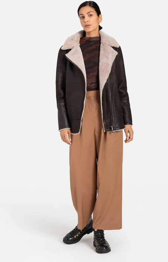 Women WERNER CHRIST Saphira: Oversized Jacket In Biker Style