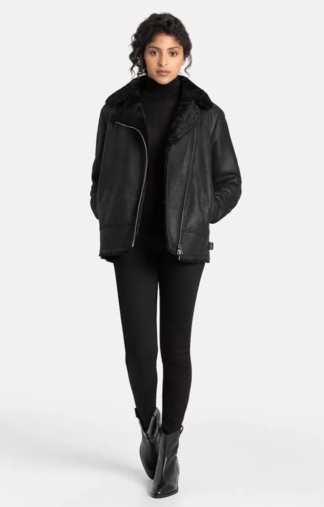 Women WERNER CHRIST Saphira: Oversized Jacket In Biker Style
