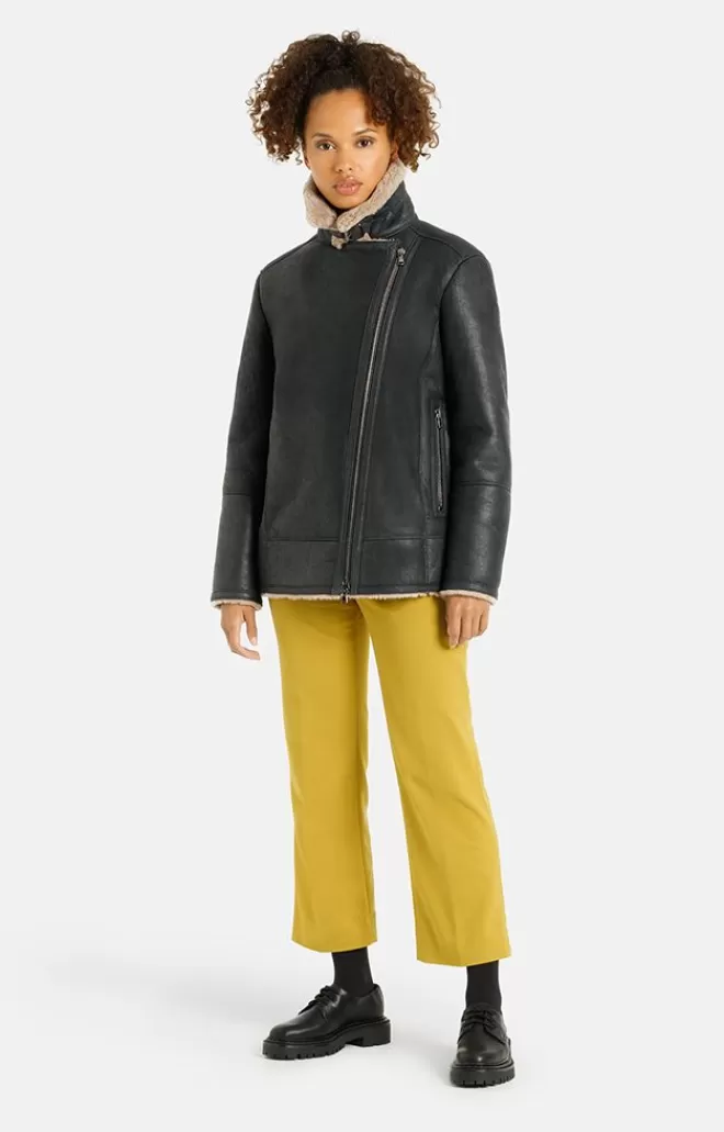 Women WERNER CHRIST Saphira: Oversized Jacket In Biker Style