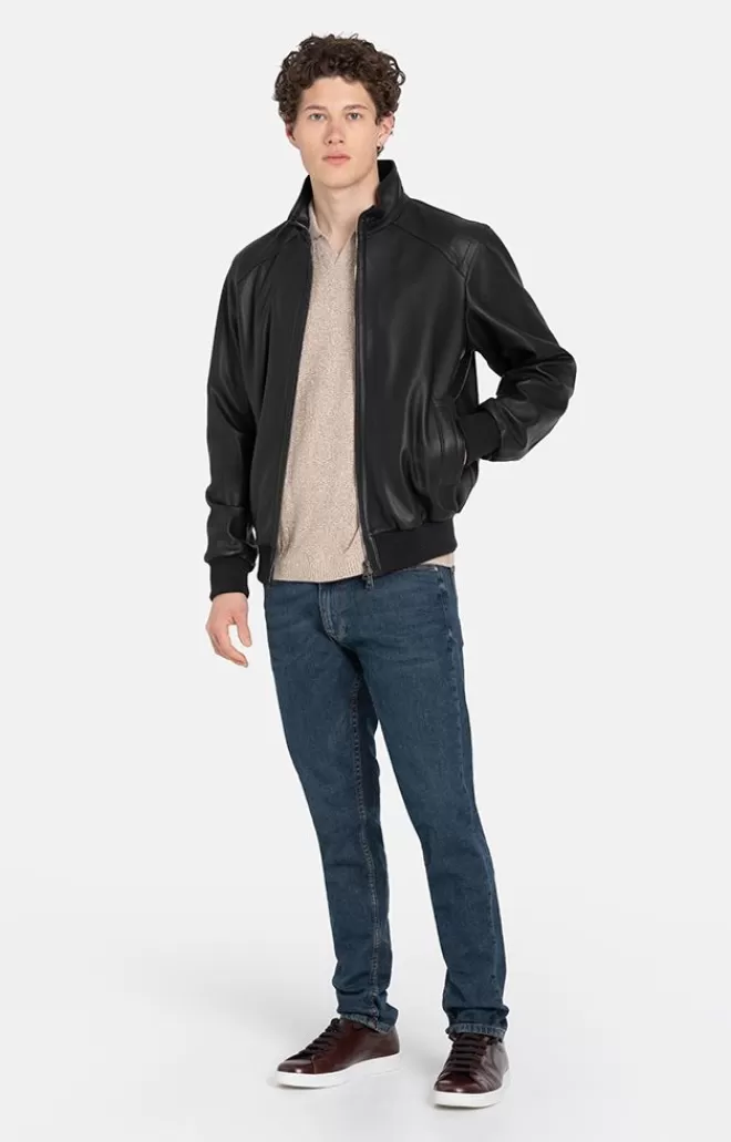 Men WERNER CHRIST Stan Cw: All-Season Blouson In Lamb Nappa