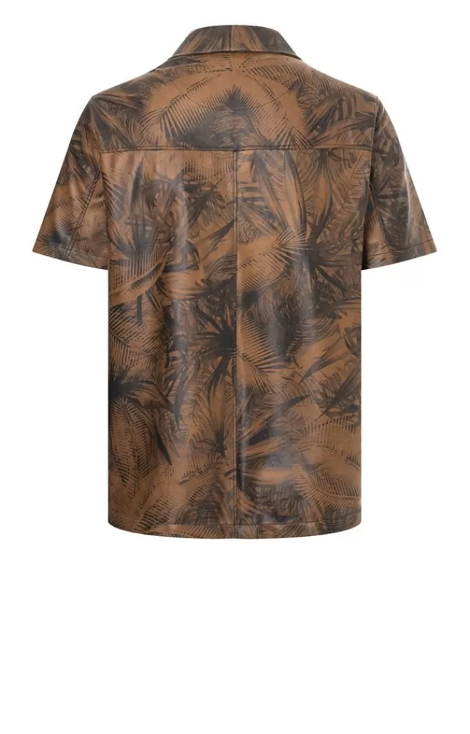Men WERNER CHRIST Stuart: Overshirt In Napped Goatskin Suede